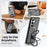For Samsung Galaxy S26 Magnetic Case Rotary Kickstand PC + TPU Shockproof Phone Cover - Black - 4