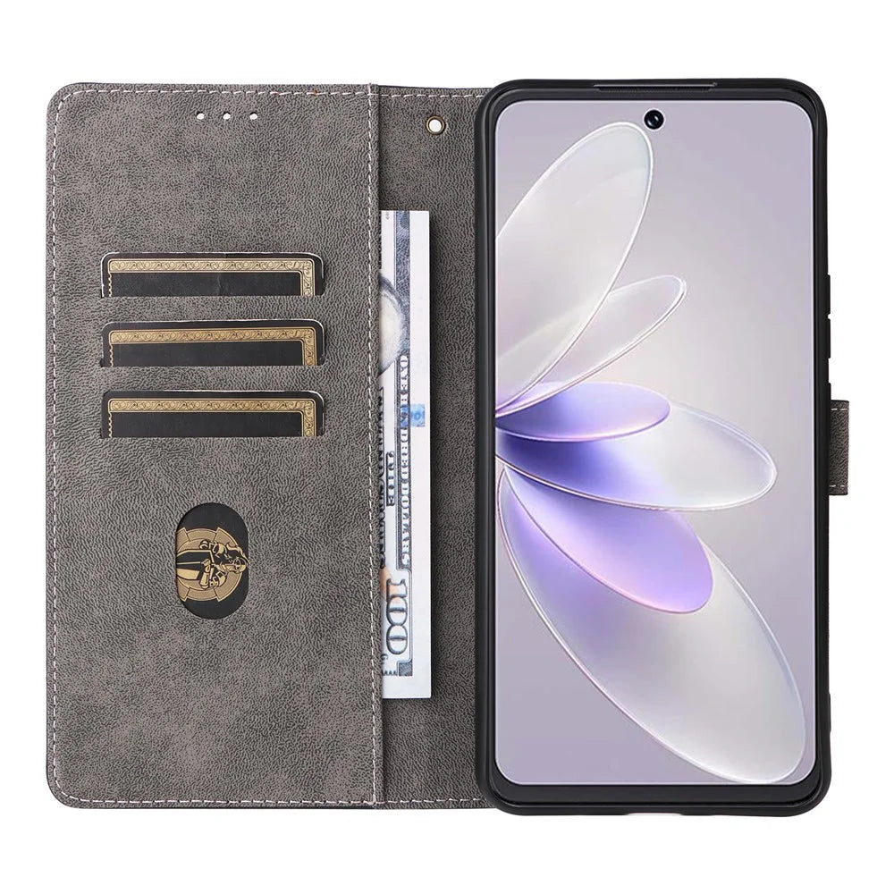 For Cubot Note 60 Case Wallet RFID Blocking PU Leather Phone Cover Stand with Strap - Black - 2