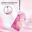 For Realme 16 5G Case with Strap Marble Pattern Leather Phone Cover Card Holder - Pink / Purple / Gold LS001 - 6