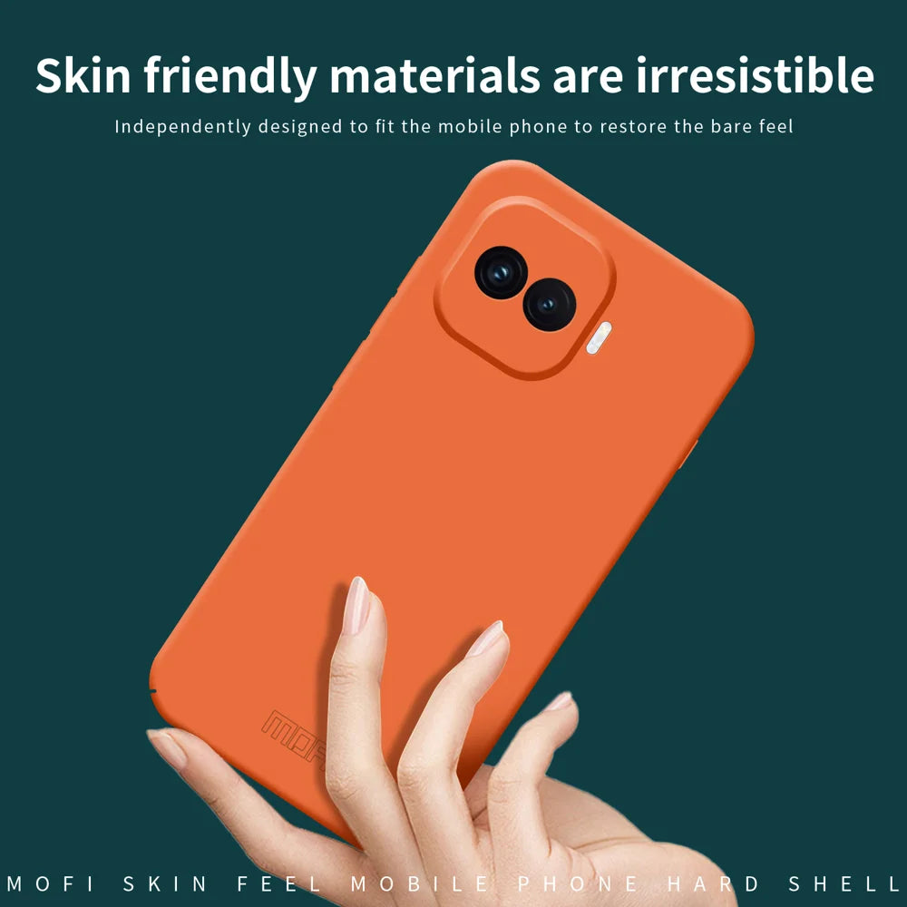 Mofi For vivo iQOO Z11 Turbo 5G JK Qin Series Phone Case Skin-Touch Matte Anti-fingerprint Back Cover - Black - 3