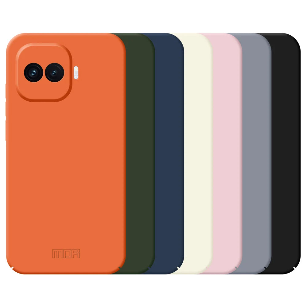 Mofi For vivo iQOO Z11 Turbo 5G JK Qin Series Phone Case Skin-Touch Matte Anti-fingerprint Back Cover - Black - 4
