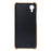 For Samsung Galaxy A23e Calf Textured PU Leather Coated PC Protective Cover Shockproof Phone Back Case - Orange - 4