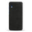 For Samsung Galaxy A23e Anti-dust Mobile Phone Case Shell Solid Color Hard PC+Cloth Phone Cover - Black - 3
