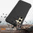 For Samsung Galaxy S26+ Magnetic Case Ripple Texture Liquid Silicone Protective Cover with Strap - Black - 2