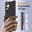 For Samsung Galaxy S26 Ultra Magnetic Case Ripple Texture Liquid Silicone Protective Cover with Strap - Black - 3