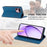 For Realme 16 Pro+ 5G Wallet Case RFID Blocking PU Leather Phone Cover - Blue - 5