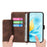 For Realme 16 Pro+ 5G Wallet Case Flower Pattern PU Leather Phone Cover with Strap - Brown - 2