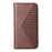 For Realme 16 Pro+ 5G Case Calf Texture PU Leather Wallet Phone Cover with Wrist Strap - Brown - 7