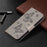 For Samsung Galaxy A54 5G Wallet Case Imprinted Butterflies Leather Phone Cover with Strap - Grey - 4
