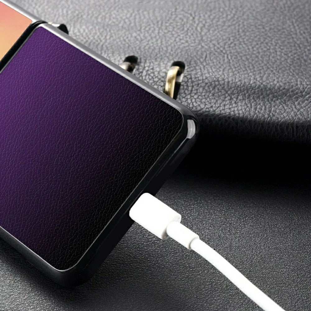 For Samsung Galaxy Z Flip7 5G Phone Case Gradient Color Shockproof PU Leather TPU PC Protective Cover - Orange  /  Green - 3
