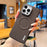 YUTANG for iPhone 16 Pro Magnetic Case Dot Pattern PC+TPU Shockproof Phone Cover - Black - 1