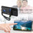 For Samsung Galaxy S26+ Case with Card Holder Kickstand Leather Phone Back Cover - Black - 6