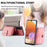 For Samsung Galaxy S26+ PU Leather Phone Back Cover with Zipper Card Holder and Long Strap - Black - 7