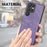 For Samsung Galaxy S26 Ultra Case Shockproof Slim Retro Leather Phone Back Cover - Purple - 5