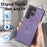 For Samsung Galaxy S26 Ultra Case Shockproof Slim Retro Leather Phone Back Cover - Purple - 6