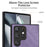 For Samsung Galaxy S26 Ultra Case Shockproof Slim Retro Leather Phone Back Cover - Purple - 7