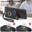 For Samsung Galaxy S26 Ultra Retro PU Leather Case Phone Cover with RFID Blocking Card Holder  /  Ring Holder - Black - 2