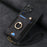 For Samsung Galaxy S26 Ultra Retro PU Leather Case Phone Cover with RFID Blocking Card Holder  /  Ring Holder - Black - 5