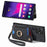For Samsung Galaxy S26 Ultra Retro PU Leather Case Phone Cover with RFID Blocking Card Holder  /  Ring Holder - Black - 6