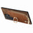 For Samsung Galaxy S26 Ultra Leather Phone Back Cover with Zipper Wallet and Ring Kickstand - Brown - 3