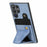 For Samsung Galaxy S26 Ultra K-Shaped Kickstand Case Leather Phone Back Cover - Blue - 4