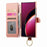 For Samsung Galaxy S26 Ultra Case RFID Blocking Zipper Wallet PU Leather Mobile Cover - Pink - 2