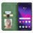 For Samsung Galaxy S26 Ultra Leather Case with Card Holder Magnetic Absorption Phone - Green - 2