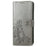 For Samsung Galaxy S26 Ultra Leather Case Four-Leaf Clover Wallet Phone Coverv - Grey - 5