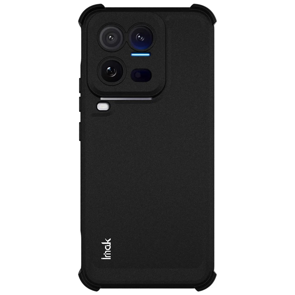 IMAK For vivo iQOO 15 Ultra 5G Case TPU Phone Cover Airbag Shockproof Protection - Matte Black - 2