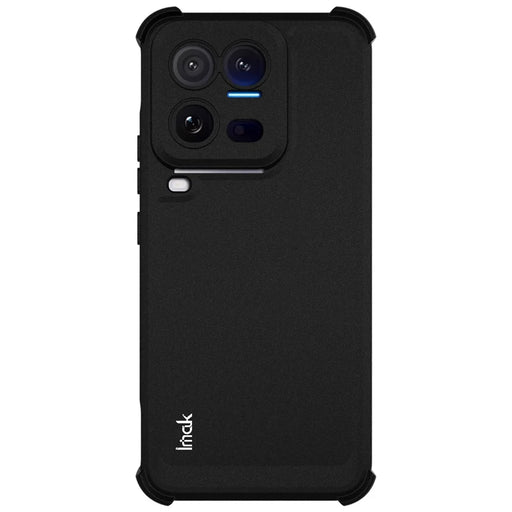 IMAK For vivo iQOO 15 Ultra 5G Case TPU Phone Cover Airbag Shockproof Protection - Matte Black - 2
