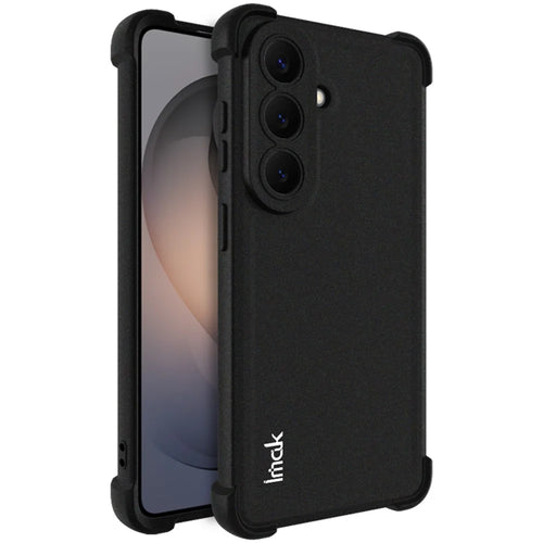 IMAK For Samsung Galaxy S26+ Case TPU Phone Cover Airbag Shockproof Protection - Matte Black - 1