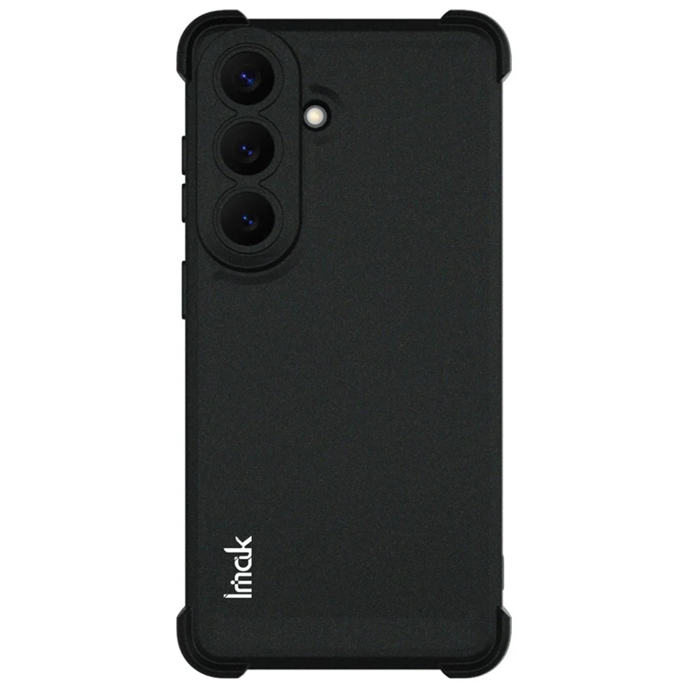 IMAK For Samsung Galaxy S26+ Case TPU Phone Cover Airbag Shockproof Protection - Matte Black - 2