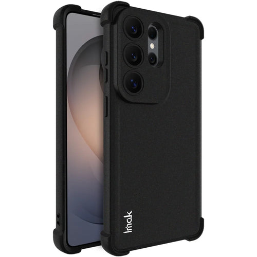 IMAK For Samsung Galaxy S26 Ultra Case TPU Phone Cover Airbag Shockproof Protection - Matte Black - 1