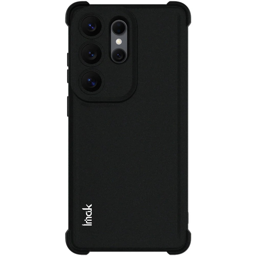 IMAK For Samsung Galaxy S26 Ultra Case TPU Phone Cover Airbag Shockproof Protection - Matte Black - 2