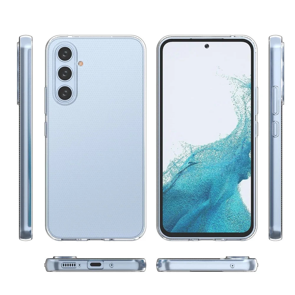 Transparent Phone Cover for Samsung Galaxy A54 5G, Ultra Slim Soft TPU Shockproof Mobile Phone Case - 6