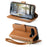 Stand Case For Google Pixel 10 Pro  /  10 Imprint TPU PU Leather Zipper Pocket Wallet Phone Cover with Strap - Brown - 3