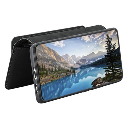 CASENEO MW-02 for vivo V40 Lite 5G Case Detachable Magnetic Leather Flip Cover - Black - 2