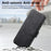 CASENEO MW-03 for Google Pixel 10a Magnetic Case Detachable Leather Phone Wallet Cover - Black - 4