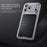 For iPhone 17 Pro Magnetic Case Metal Spring Buckle Leather Coated TPU Phone Cover - Orange - 2