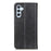 Cowhide Texture Phone Cover For Samsung Galaxy A54 5G, Split Leather + TPU Magnetic Auto Closing Scratch-resistant Phone Case Stand Wallet - Black - 7