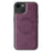 For iPhone 14 Plus Case Compatible with MagSafe Leather Back Phone Cover - Dark Purple - 2