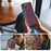For iPhone 14 Plus Case Compatible with MagSafe Leather Back Phone Cover - Dark Purple - 6