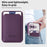 For Google Pixel 10a Magnetic Phone Case TPU + PC Mobile Cover with Card Bag - Purple - 6
