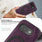 For Google Pixel 10a Magnetic Phone Case RFID Blocking Leather Wallet Cover with Rotating Ring Kickstand - Dark Purple - 7