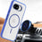 For Google Pixel 10a Magnetic Case TPU PC Clear Phone Cover - Sapphire - 3