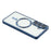 For Samsung Galaxy A37 5G Magnetic Case Electroplated TPU Phone Cover with Lens Film - Blue - 5