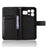For Infinix Note 60 Pro 5G / Infinix Note 60 5G Leather Wallet Case with Strap Diamond Texture Phone Cover - Black - 5
