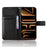For Infinix Note 60 Pro 5G / Infinix Note 60 5G Leather Wallet Case with Strap Diamond Texture Phone Cover - Black - 6