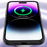 For iPhone 14 Plus Fall Proof Back Protector Cover Electroplating PC+TPU Phone Case with Lens Film - Black - 2