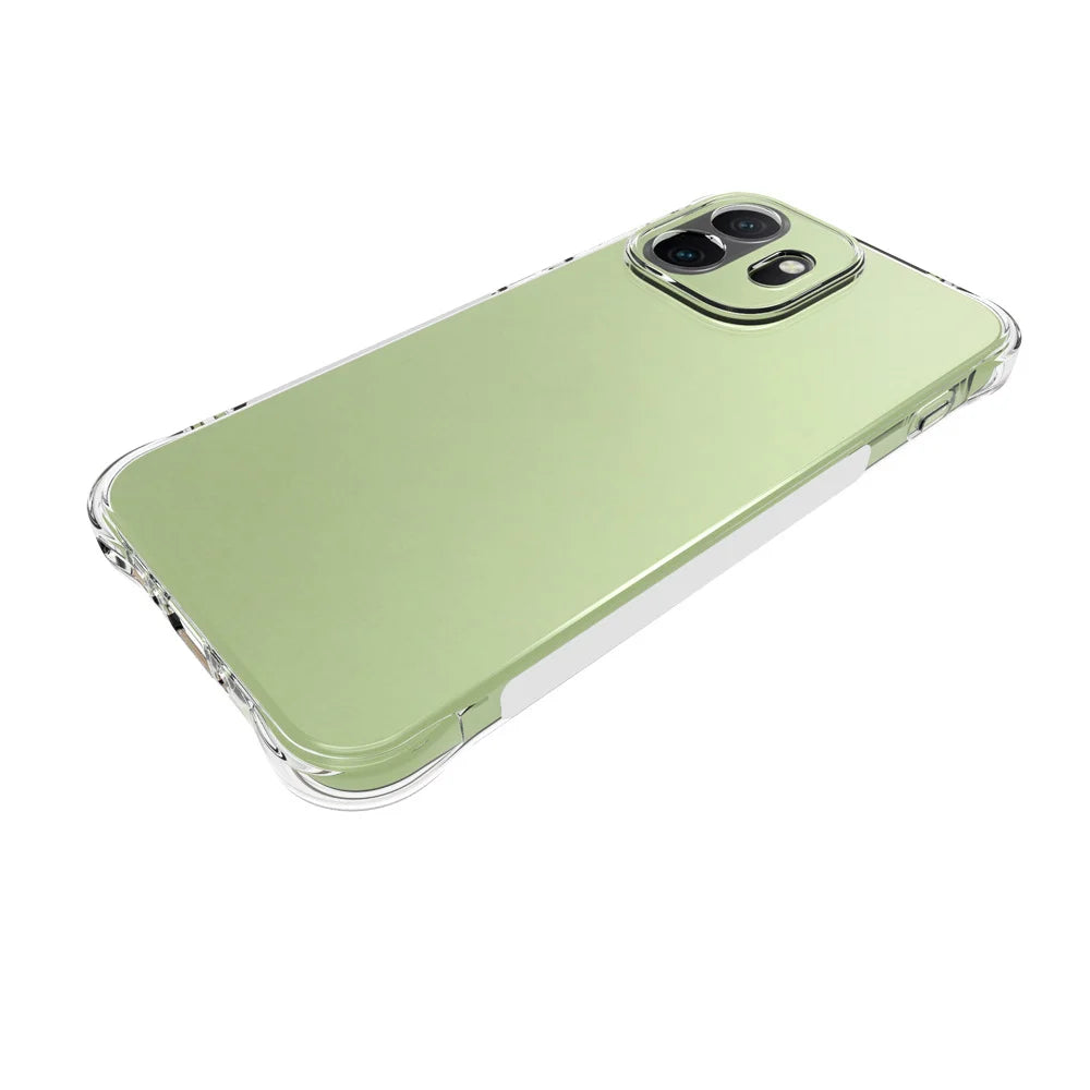 WANLONFENG For OnePlus 15T 5G WL Series Case 2.0mm TPU Phone Cover with Tempered Glass Film - Transparent - 3